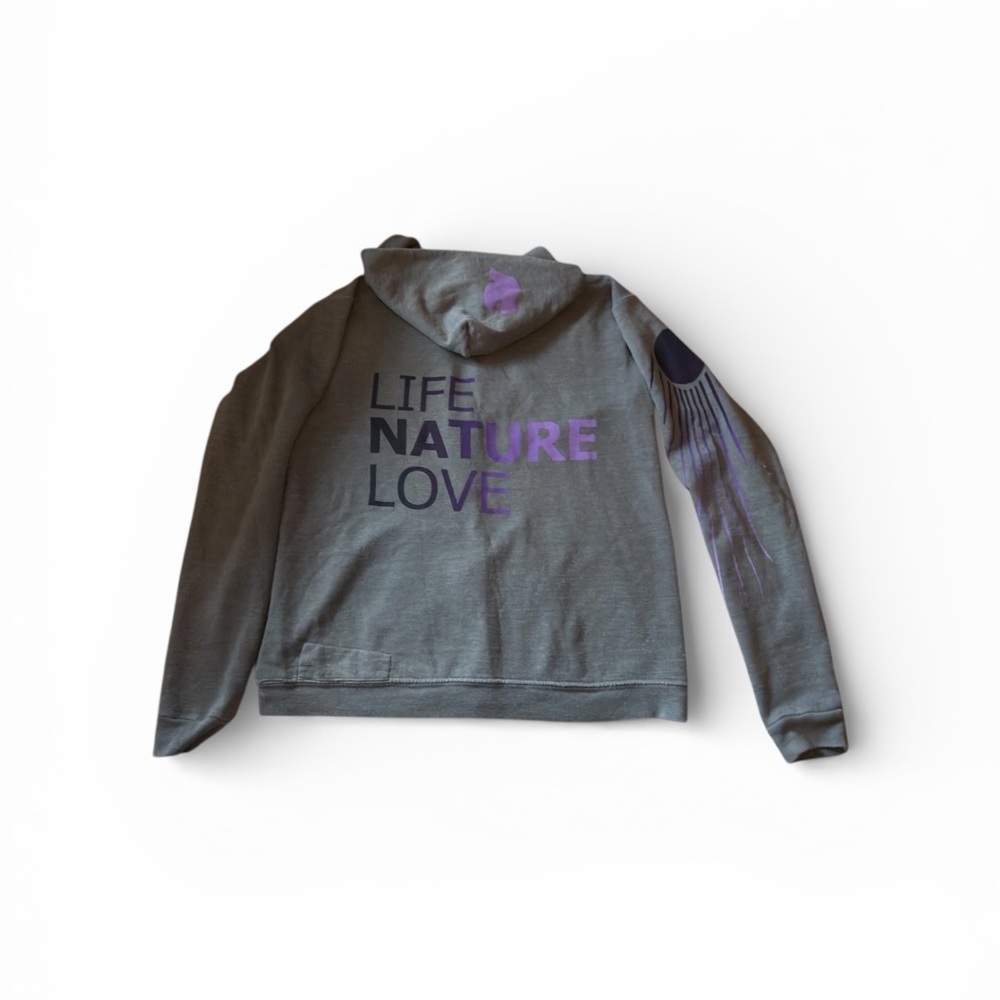 Freecity Charcoal Hoodie with Purple Accents - medium - Picture 4 of 8